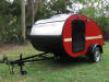 camping in style, teardrop camper trailer